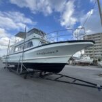 メンテナンス完了！船を海へ✨ 明日は黒島で水面捕食マンタ狙い🐋🔥